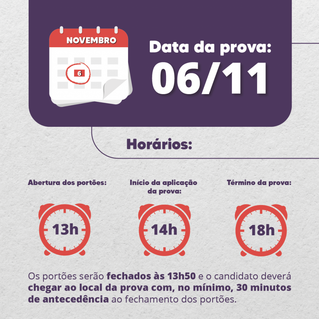 Orientações para o dia da prova Ingresso 2023 Instituto Federal Catarinense